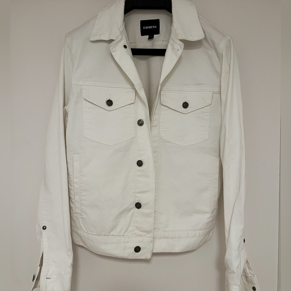 Denim Jacket White